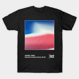 Selected Ambient Works 85–92 / Minimalist Style Graphic Design T-Shirt